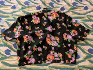 ASOS Floral Print Crop Top