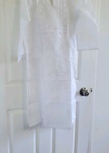 LAKHNAVI WORK LONG STRAIGHT KURTHI