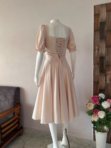 Beige Midi Gown