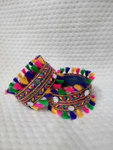 Colorful Tassel Bangles