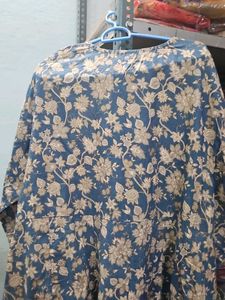 Floral Print Kurta Pillzo Set With Dupatta Size xl