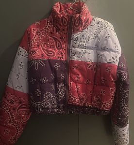 zipper puffer Jacket