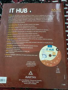 IT Hub Class 8th Computer Science Book
