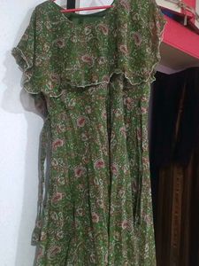 Green Floral Dress