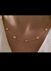 Double Layer necklace Anti tarnish