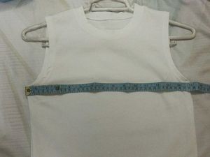White Sleeveless Tank Top