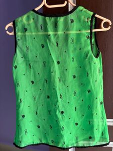 Bright Green Top