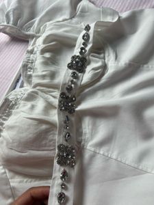 White Classy Top
