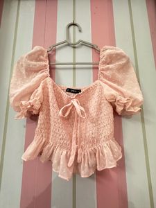 Cute Pink Crop Top