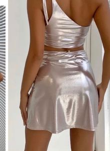 metallic rose gold co ord Set