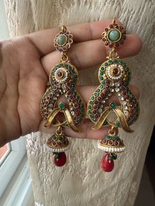 Vintage Indian Jhumka Earrings