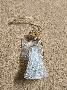 Vintage Spun Glass Ornaments (Set of 3)