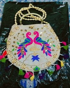 Multi Color Hand Bag