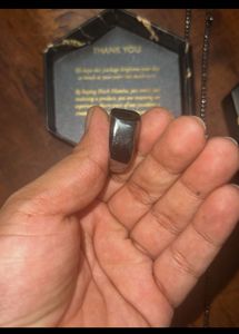 Men&#39;s Black Mamba Necklace &amp; Ring free size