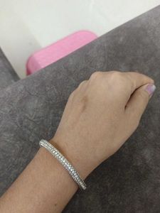 Sparkling Rhinestone Bangle Bracelet