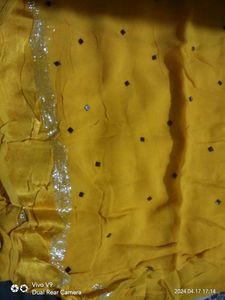 Red And Yellow Color Saree