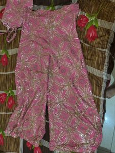 Pink And Gold Sequin Coord