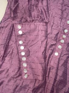 Purple Shiny Kurti