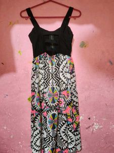 Patterned Asymmetric Dress
