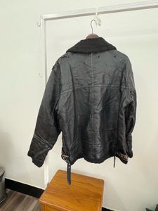 Unisex Black Leather Jacket