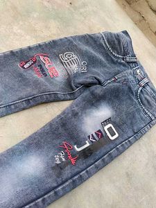 Stylish Printed Kids&#39; Jeans