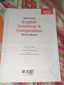 English Grammar And Composition