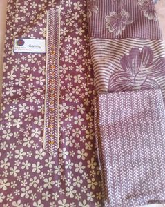 Floral Print Dress Material