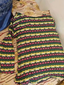 Patterned Long Sleeve Top