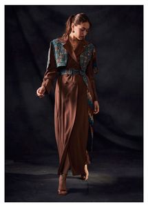 Beautiful Maxi Trench Coat Dress