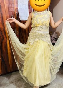 HEAVY SEQUINS GOWN
