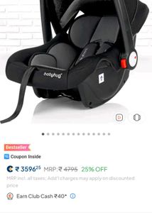 BABYHUG Baby Car Seat Cum Carry Cot