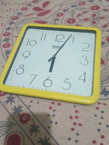 Yellow Beautiful Wall Watch