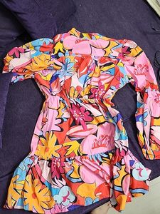 Printed Floral Dress