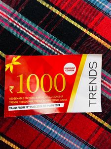 Trends Coupons Worth 1500