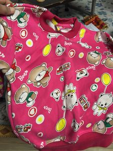 Cute Bear Print Sweatshirt