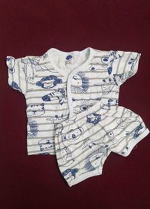 Cute Animal Print Baby Outfit