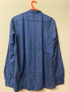 Blue Printed Shirt