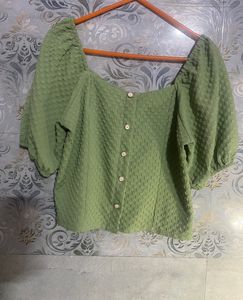 Square Neck Crop Top