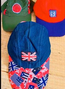 Unique Flag Patchwork Cap Bundle