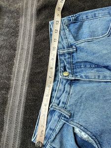 Beautiful Butterfly Print Wide Jeans