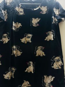 Pug Print T-Shirt