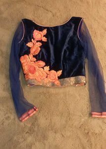 Crop Top And Skirt With Dupatta