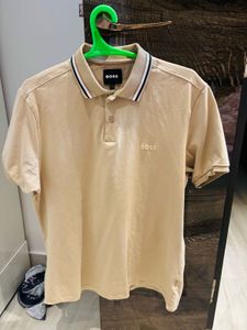 BOSS Men's Polo Shirt - Beige