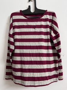 Striped Long Sleeve Top