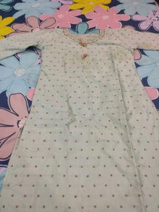 Elegant Embroidered Kurta