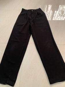 Black Straight Leg Pants