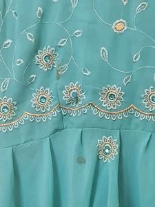 Cyan Tailor Made Gown
