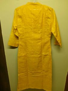 Elegant Yellow Embroidered Kurta Set