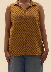 Printed Sleeveless Top