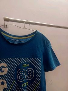 Blue &#39;Goal&#39; T-shirt